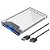 Case Para Hd 2.5 Sata Usb 3.0 Transparente Slim Externo Ecase-300 - Imagem 2