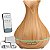Difusor Aromatizador E Umidificador Com Controle Remoto Ambientes 400ml Led 7 Cores - Imagem 1