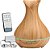 Difusor Aromatizador E Umidificador Com Controle Remoto Ambientes 400ml Led 7 Cores - Imagem 2