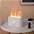 Difusor de Aromas Umidificador Efeito Chama Elétrico Ultrassônico Efeitos Cores LED Aromaterapia Silencioso (Branco) - Imagem 8