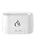 Difusor de Aromas Umidificador Efeito Chama Elétrico Ultrassônico Efeitos Cores LED Aromaterapia Silencioso (Branco) - Imagem 4
