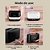 Difusor de Aromas Umidificador Efeito Chama Elétrico Ultrassônico Efeitos Cores LED Aromaterapia Silencioso (Preto) - Imagem 17