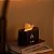 Difusor de Aromas Umidificador Efeito Chama Elétrico Ultrassônico Efeitos Cores LED Aromaterapia Silencioso (Preto) - Imagem 10