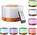 Difusor De Aromas, Umidificador De Ar Ultra-Sônico 500Ml, Difusor De Óleo Essencial, Abajur Led, Lâmpada Colorida - Imagem 16