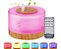 Difusor De Aromas, Umidificador De Ar Ultra-Sônico 500Ml, Difusor De Óleo Essencial, Abajur Led, Lâmpada Colorida - Imagem 22