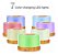 Difusor De Aromas, Umidificador De Ar Ultra-Sônico 500Ml, Difusor De Óleo Essencial, Abajur Led, Lâmpada Colorida - Imagem 11