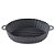 Forma Cesta de Silicone Para Air Fryer Reutilizável Antiaderente Com Alça (Cores Variadas) - Imagem 2