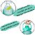 Garrafa De Água Squeeze Galão 2l Litros Motivacional Academia Kit 3 Garrafas Colorida Antivazamento 3D Tie Dye - Imagem 16