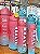 Kit 4 Garrafas De Água Squeeze Mini Galão 3,3 Litros, 1,5 Litros, 700ML E 300ML Garrafinha Motivacional Com Adesivos 3D - Imagem 9