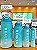 Kit 4 Garrafas De Água Squeeze Mini Galão 3,3 Litros, 1,5 Litros, 700ML E 300ML Garrafinha Motivacional Com Adesivos 3D - Imagem 18