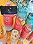 Kit 4 Garrafas De Água Squeeze Mini Galão 3,3 Litros, 1,5 Litros, 700ML E 300ML Garrafinha Motivacional Com Adesivos 3D - Imagem 12