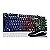 Kit Teclado e Mouse Gamer USB ABNT2 LED Preto BK-G550 - Imagem 6