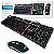 Kit Teclado e Mouse Gamer USB ABNT2 LED Preto BK-G550 - Imagem 3