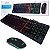 Kit Teclado e Mouse Gamer USB ABNT2 LED Preto BK-G550 - Imagem 1