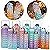 Garrafa De Água Squeeze Galão 2l Litros Motivacional Academia Kit 3 Garrafas Colorida Antivazamento 3D Tie Dye Frases Po - Imagem 20