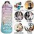 Garrafa De Água Squeeze Galão 2l Litros Motivacional Academia Kit 3 Garrafas Colorida Antivazamento 3D Tie Dye Frases Po - Imagem 8