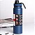 Garrafa de Água Térmica Inox Esportiva Academia Isolada a Vácuo Aço Inox 800ml (Azul) - Imagem 1