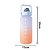 Garrafa Squeeze de Água Academia 2 Litros Fitness Weeze Tie Dye Azul e Laranja - Imagem 7