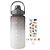 Garrafa Squeeze de Água Academia 2 Litros Fitness Weeze Tie Dye Preto e Branco - Imagem 14