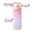 Garrafa Squeeze de Água Academia 2 Litros Fitness Weeze Tie Dye Rosa e Lilás - Imagem 8