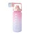 Garrafa Squeeze de Água Academia 2 Litros Fitness Weeze Tie Dye Rosa e Lilás - Imagem 2