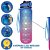 Garrafa Squeeze De Água para Academia 1L Fitness TIE DYE (Azul) - Imagem 10