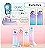 Kit 3 Garrafa De Água Squeeze Galão 2l Litros Motivacional Academia Colorida Antivazamento 3D Tie Dye Frases Português - Imagem 12