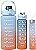 Kit 3 Garrafa De Água Squeeze Galão 2l Litros Motivacional Academia Colorida Antivazamento 3D Tie Dye Frases Português - Imagem 3