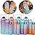 Kit 3 Garrafa De Água Squeeze Galão 2l Litros Motivacional Academia Colorida Antivazamento 3D Tie Dye Frases Português - Imagem 24