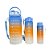 Kit com 3 Garrafas Squeeze coloridas com capacidade 2 L 700ml 260ml 3 Garrafas Motivacional de Água com Canudo e Adesivo - Imagem 1
