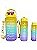 Kit com 3 Garrafas Squeeze coloridas com capacidade 2 L 700ml 260ml 3 Garrafas Motivacional de Água com Canudo e Adesivo - Imagem 24