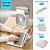 Ventilador Umidificador e Refrigerador de Ar Portátil Usb C/3 Velocidades Mini Ar Condicionado Umidificador Climatizador - Imagem 12