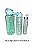 Kit 3 Garrafa De Água Squeeze Galão 2l Litros Motivacional Academia Transparente Antivazamento 3D Tie Dye Frases Portugu - Imagem 24