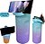 Garrafa Squeeze de Água Academia 2 Litros Fitness Weeze Tie Dye Verde e Lilas - Imagem 7