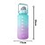 Garrafa Squeeze de Água Academia 2 Litros Fitness Weeze Tie Dye Verde e Lilas - Imagem 14