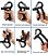 Hand Grip Mola Com Ajuste 5kg A 60kg Fisioterapia Fitness - Imagem 9