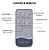Umidificador De Ar Purificador Aroma Difusor Portátil Led 5 Cores - Imagem 11