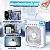 Ventilador de Ar Condicionado Portátil - Mini Ar Condicionado Umidificador Climatizador com Tanque de água de 600ml - Imagem 10