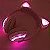 Headphone Bluetooth com Iluminação LED Fone Sem Fio de Gatinho Rosa - Imagem 12