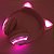 Headphone Bluetooth com Iluminação LED Fone Sem Fio de Gatinho Rosa - Imagem 10