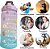 Kit 3 Garrafa De Água Squeeze Galão 2l Litros Motivacional Academia Colorida Antivazamento 3D Tie Dye - Imagem 14
