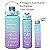 Kit 3 Garrafa De Água Squeeze Galão 2l Litros Motivacional Academia Colorida Antivazamento 3D Tie Dye - Imagem 22