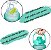 Kit 3 Garrafa De Água Squeeze Galão 2l Litros Motivacional Academia Colorida Antivazamento 3D Tie Dye - Imagem 7