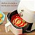 Kit 2 Peças Air Fryer Silicone Reutilizável Resistente ao Calor Livre de BPA Forma Redonda de Silicone Assadeira Air Fry - Imagem 9