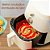 Kit 2 Peças Air Fryer Silicone Reutilizável Resistente ao Calor Livre de BPA Forma Redonda de Silicone Assadeira Air Fry - Imagem 7