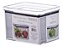 Kit 2 Potes Hermético Cesta Escorredor Geladeira Empilhável 1,8 L - Imagem 10