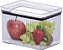 Kit 2 Potes Hermético Cesta Escorredor Geladeira Empilhável 1,8 L - Imagem 4