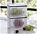 Kit 2 Potes Hermético Cesta Escorredor Geladeira Empilhável 1,8 L - Imagem 7