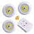 Kit 3 Lampadas Luminaria Led Controle Sem Fio Spot Remoto 15w - Imagem 5