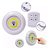 Kit 3 Lampadas Luminaria Led Controle Sem Fio Spot Remoto 15w - Imagem 10